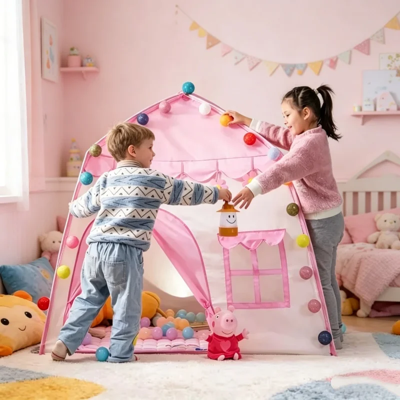 Outdoor Tent Playhouse - Kids Portable Space Play Tent Activity