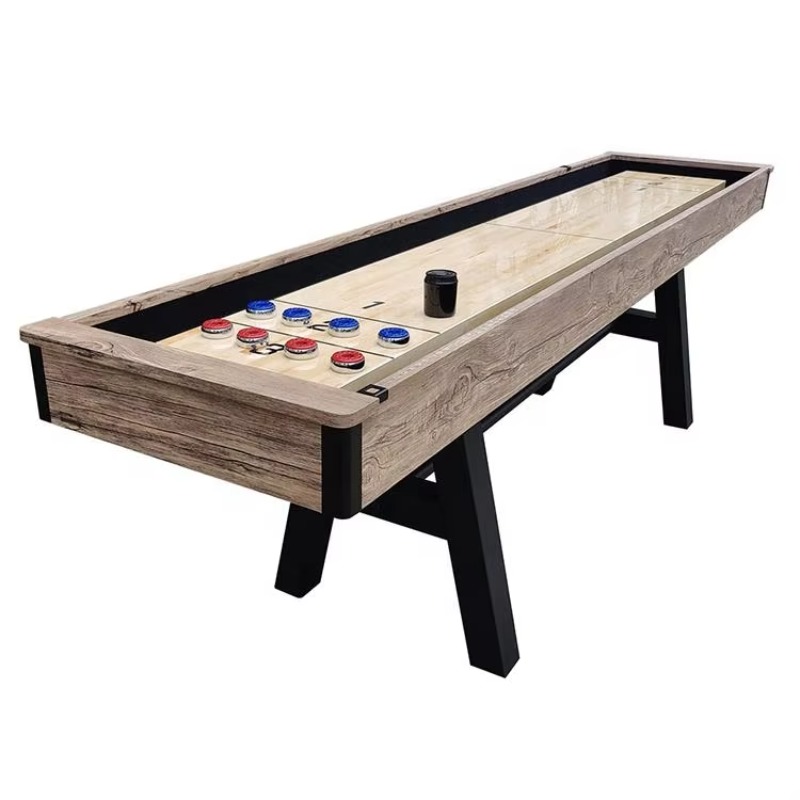 Kids Outdoor Games - 9-Foot Portable Arcade Shuffleboard Game Table