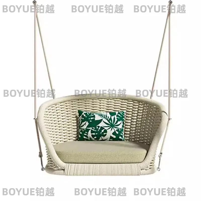 Kids Outdoor Hammock Chair - Rattan Hanging Swing Chair for Outdoor