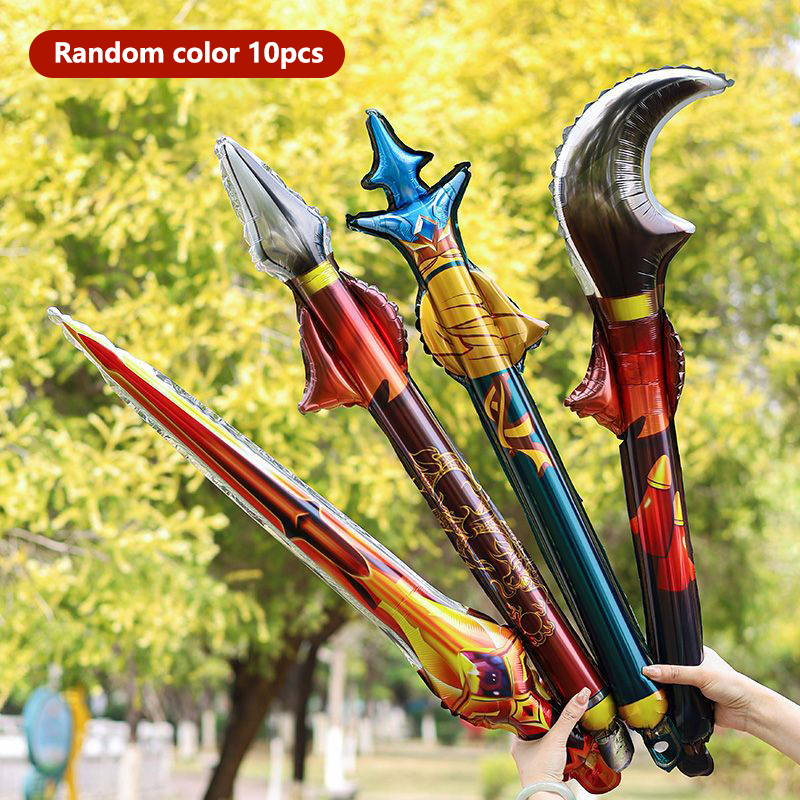 Kids Outdoor Activity Centre - **10PCS 62/82/88/78cm Inflatable Sword Aluminum Film