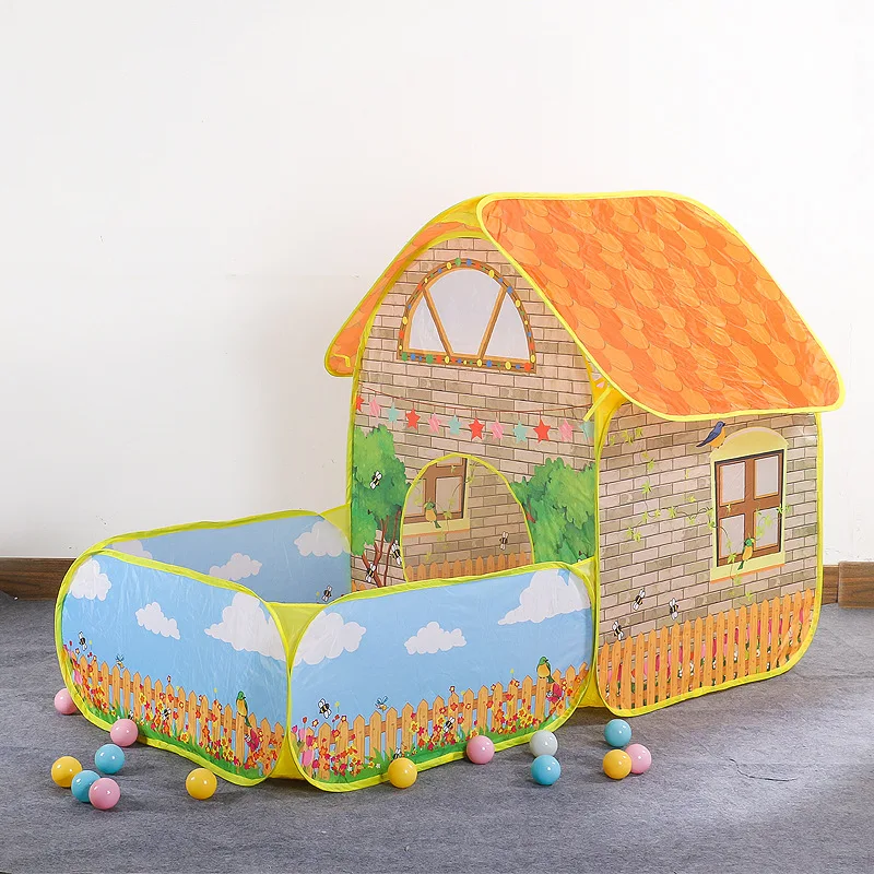 Outdoor Tent Playhouse - Portable Folding Kids Play Tent House