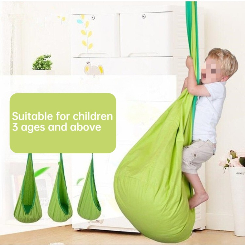 1Pc Kids Pod Swing Seat Cotton - đánh giá và giá Kids Yellow Outdoor Chair