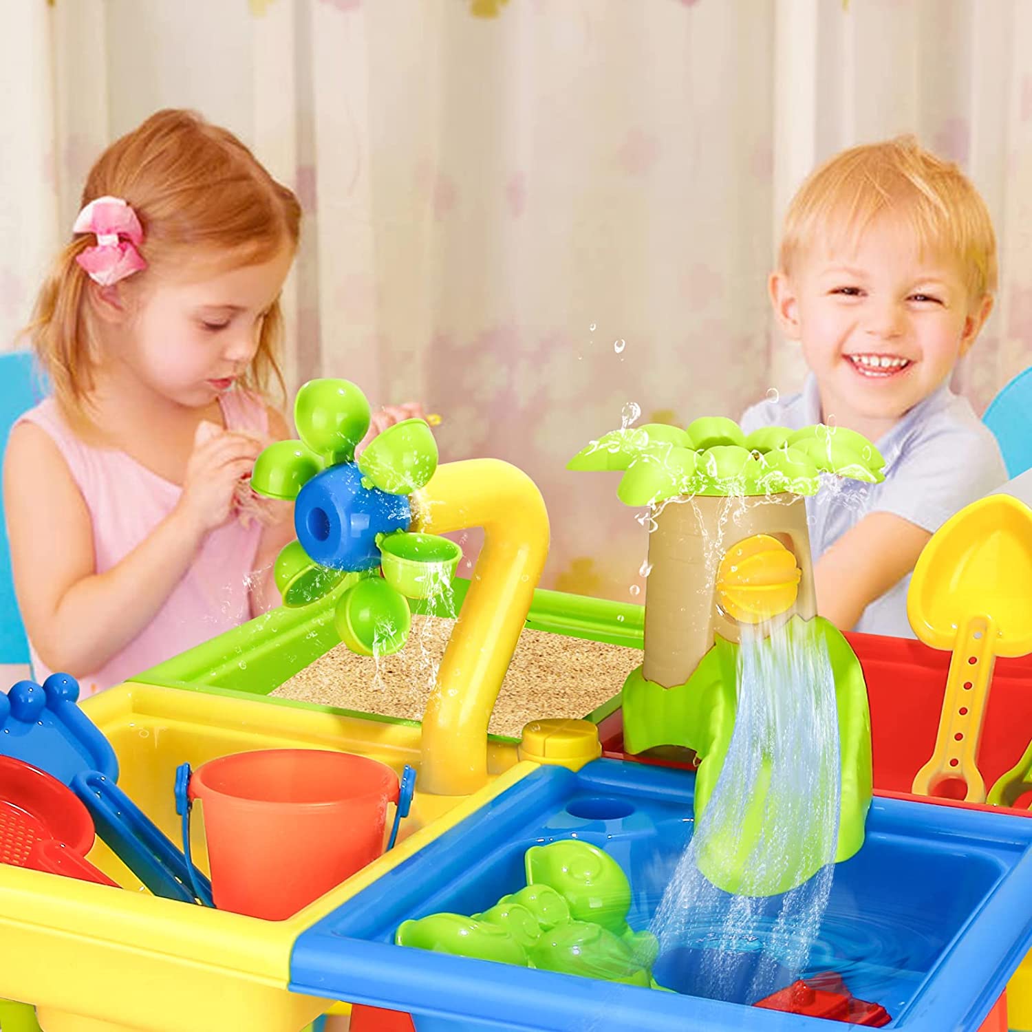 Beach Table Sand Play Toys Chi - đánh giá và giá Kids Outdoor Water Play Table