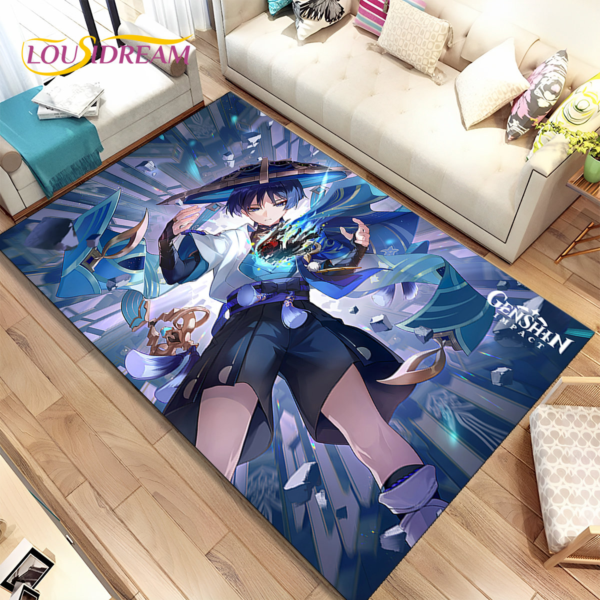 Genshin Impact Cartoon Game Ar - đánh giá và giá Kids Outdoor Flooring
