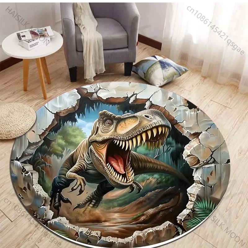 HD 3D Dinosaur Print Round Rug - đánh giá và giá Kids Outdoor Flooring