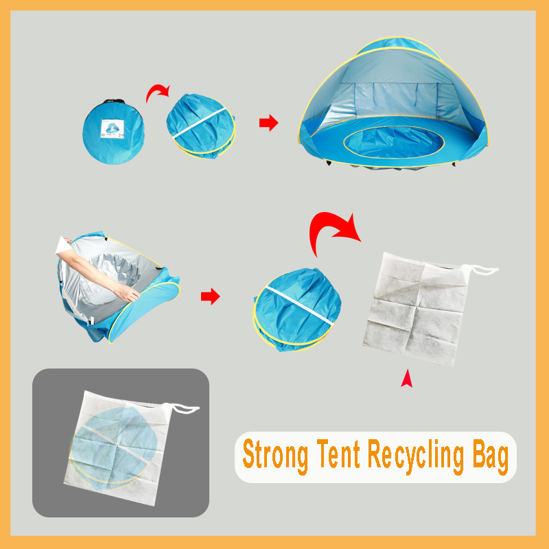 Bé Đi Biển Lều Di Động Bóng Bể - đánh giá và giá Kids Outdoor Activity Centre
