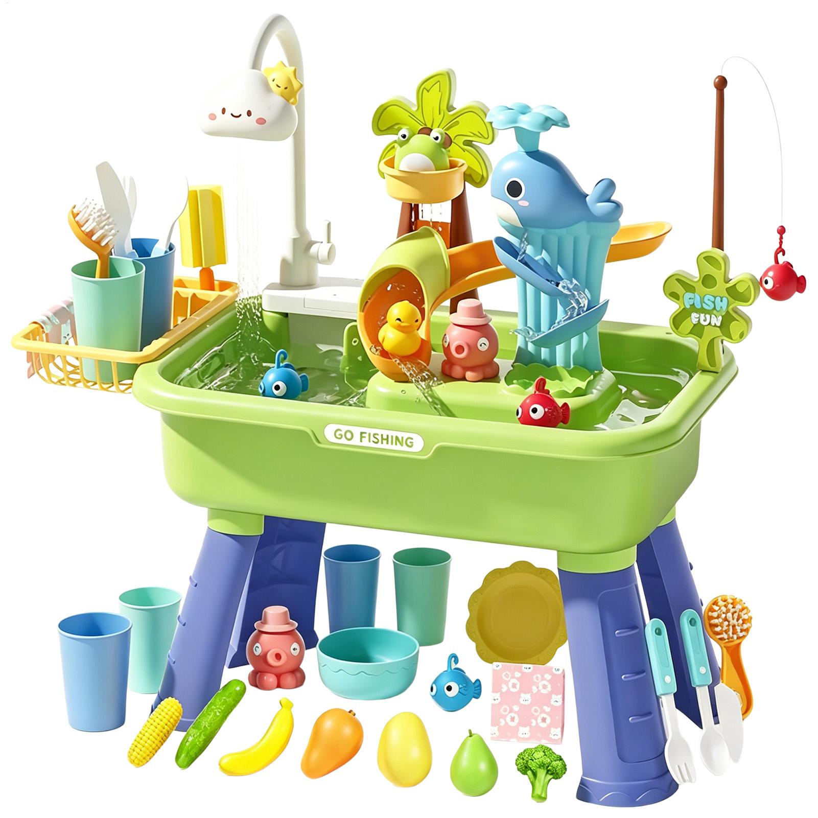 Kids Water Table with Pump, Se - đánh giá và giá Kids Outdoor Water Play Table