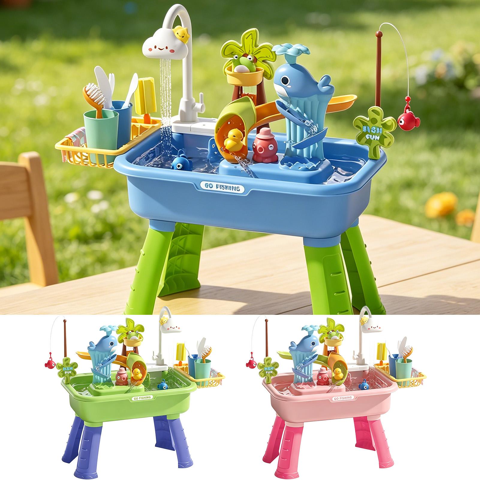 Kids Water Table with Pump, Se - đánh giá và giá Kids Outdoor Water Play Table