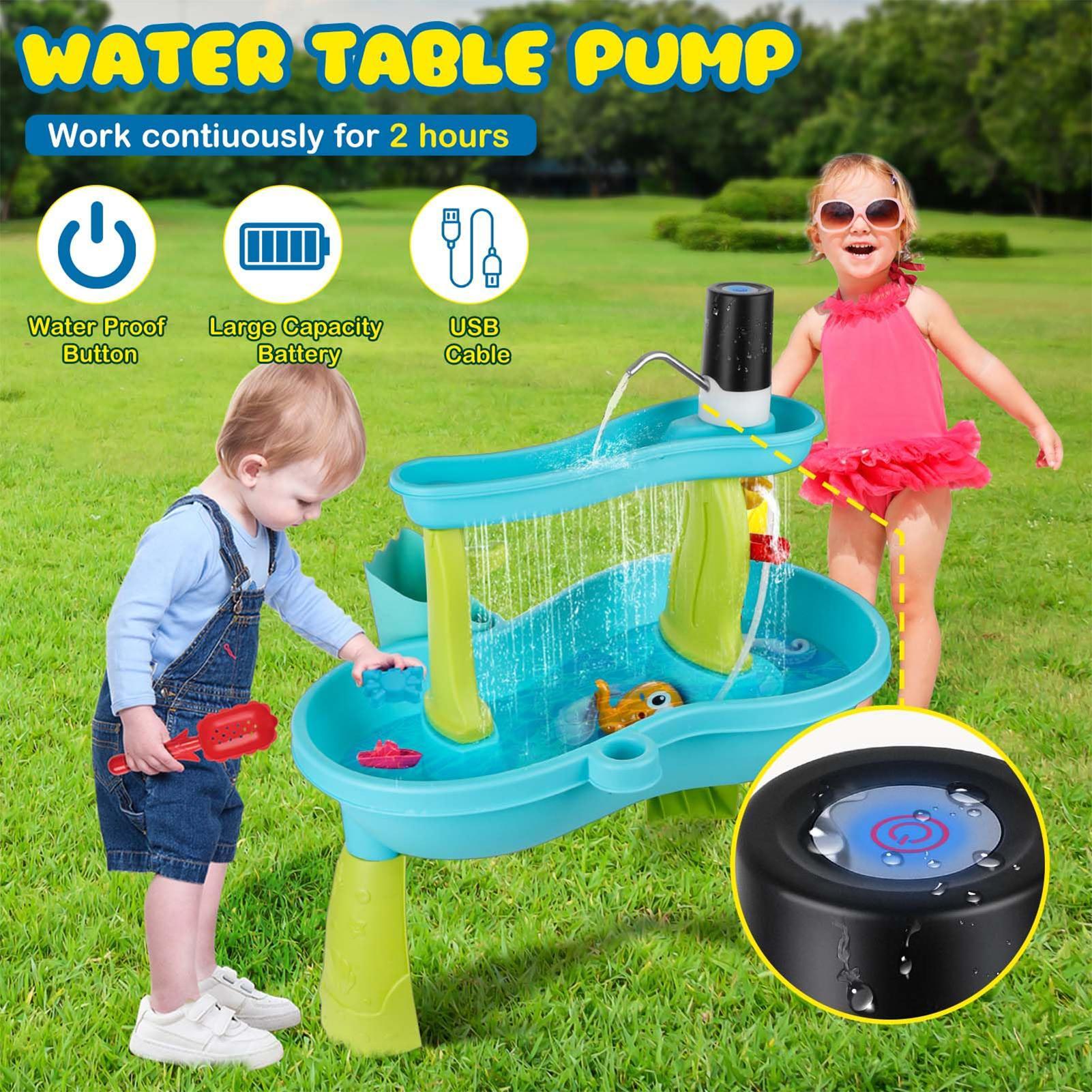 Small Cordless Rechargeable Wa - đánh giá và giá Kids Outdoor Water Play Table