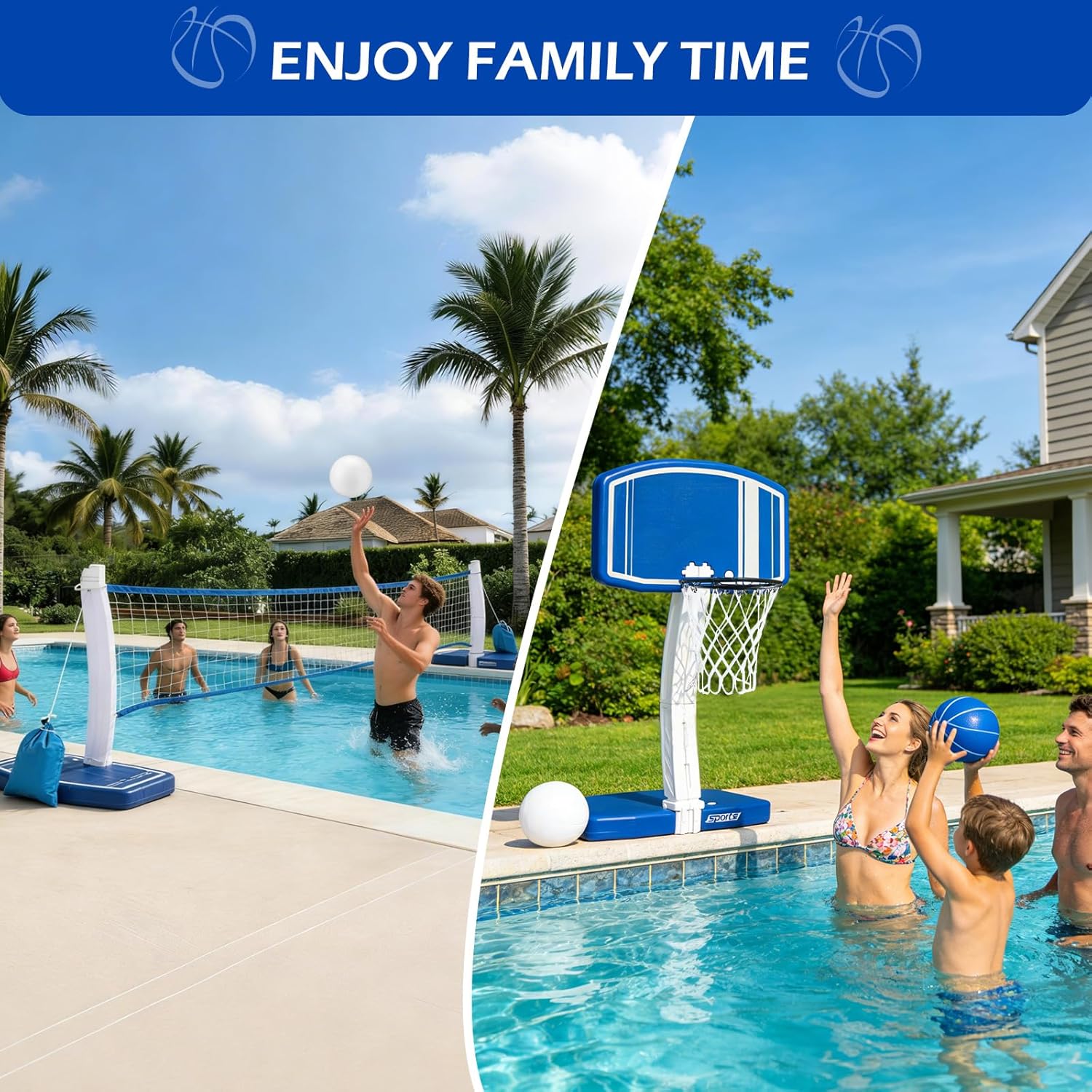 Above Ground Pool Basketball H - đánh giá và giá Kids Outdoor Fun