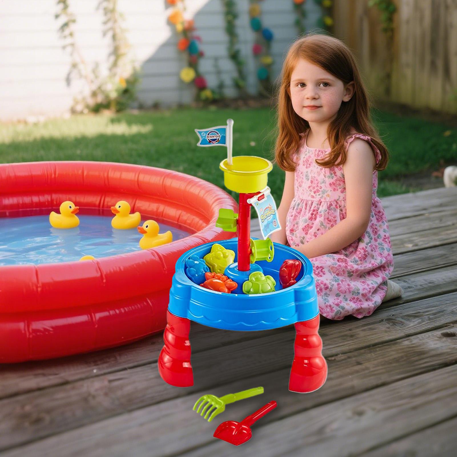 Sand and Water Table Water Pla - đánh giá và giá Kids Outdoor Water Play Table