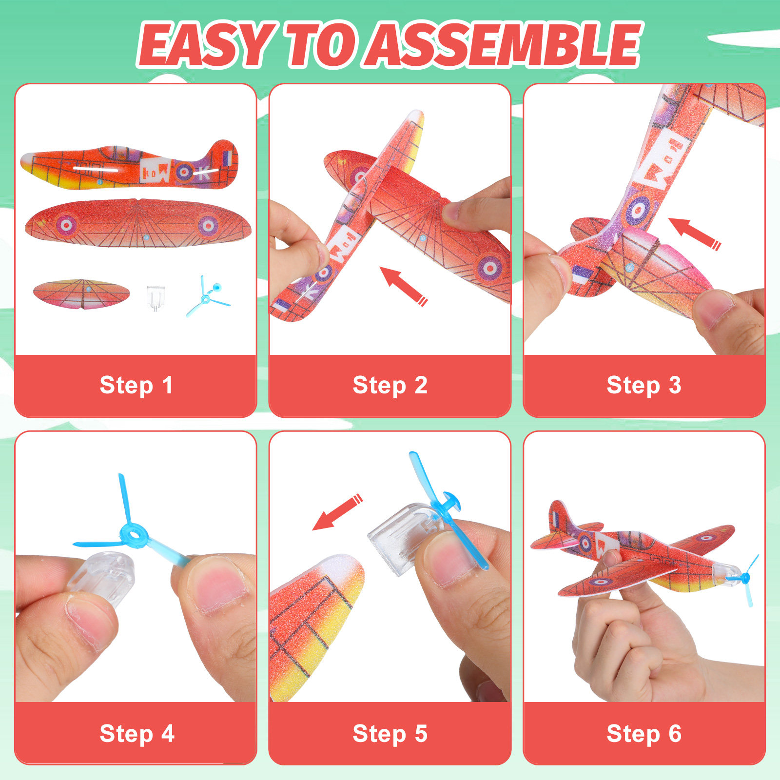 36Pcs Foam Airplane Models Hig - đánh giá và giá Kids Outdoor Fun