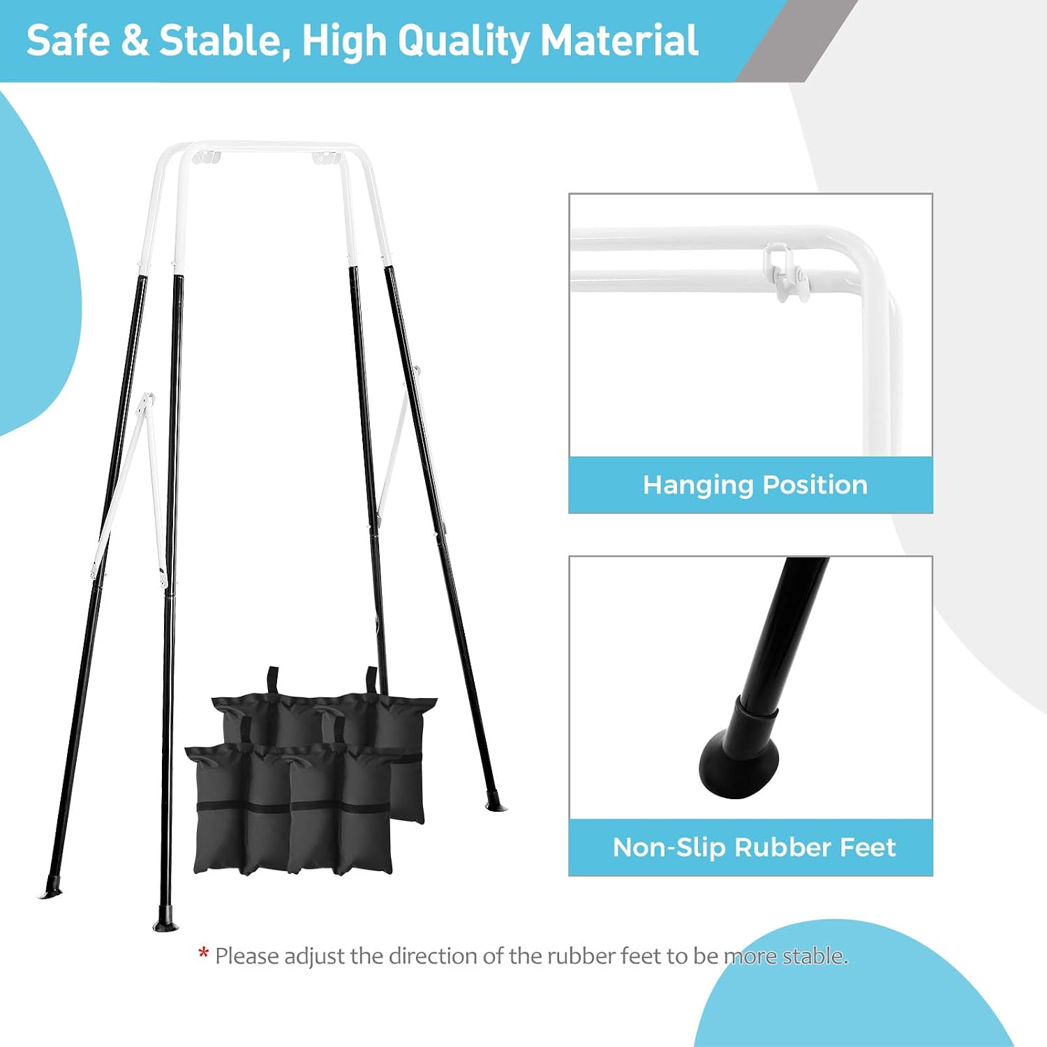 Foldable Swing Stand for Kids  - đánh giá và giá Kids Outdoor Hammock Chair