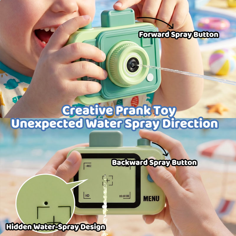 Double-sided Water Gun Camera  - đánh giá và giá Kids Outdoor Clubhouse