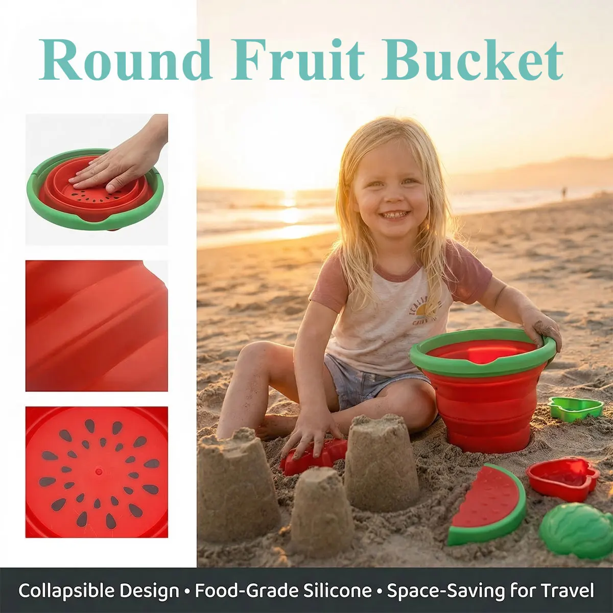 Different Foldable Sand Bucket - đánh giá và giá Kids Outdoor Activity Centre