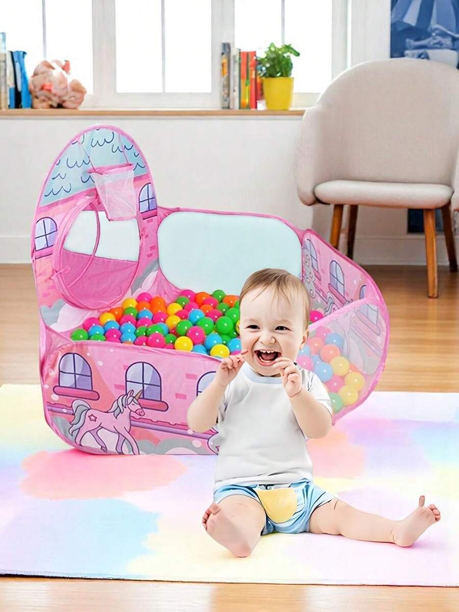 1-piece pink unicorn castle 3- - đánh giá và giá Outdoor Tent Playhouse