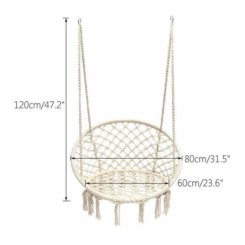 Năm 2021 Bắc Âu Tay Dệt Kim Tr - đánh giá và giá Kids Outdoor Hammock Chair
